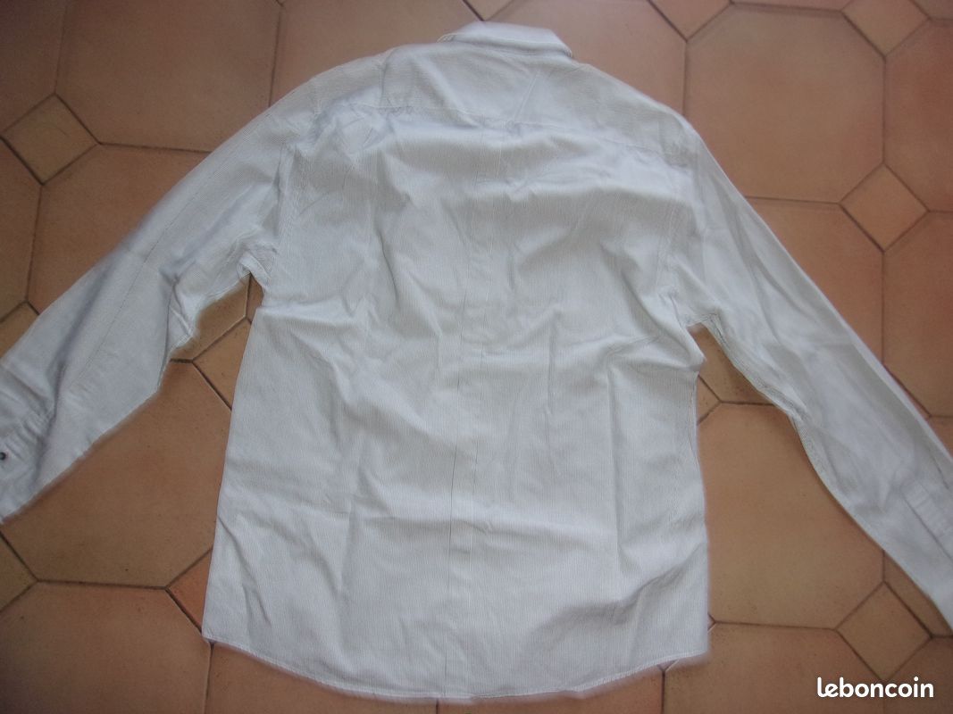 Chemise homme à rayure Brice T L (image 3)