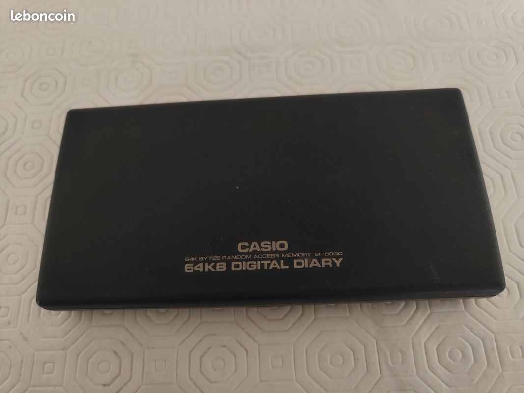 CASIO Digital Diary SF-8000 64KB Vintage Electronics TESTED