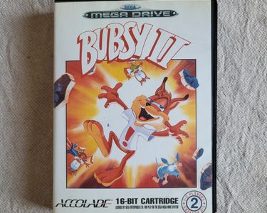 Jeu Bubsy II Pour Sega Megadrive - Bon état - Jeu Rétro Plateforme