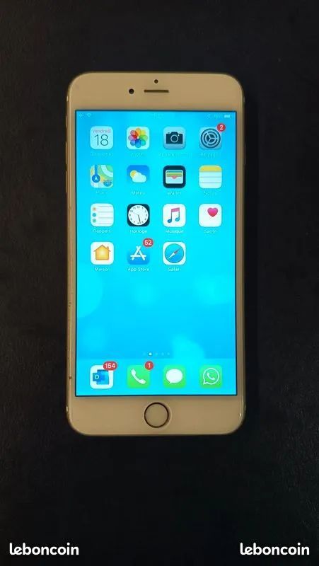 Iphone 6 plus doré, 128Go, excellent état (image 2)