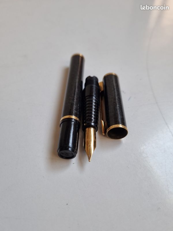 Stylo Plume Waterman CF Vintage - Plume En Or Plaqué - Superbe état