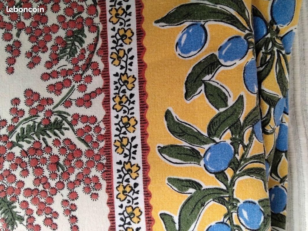 Parure de lit provençale pour lit 140 cm (image 7)
