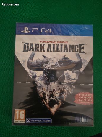 PlayStation 4 Deep Silver Dungeons et Dragons Dark Alliance Steelbook