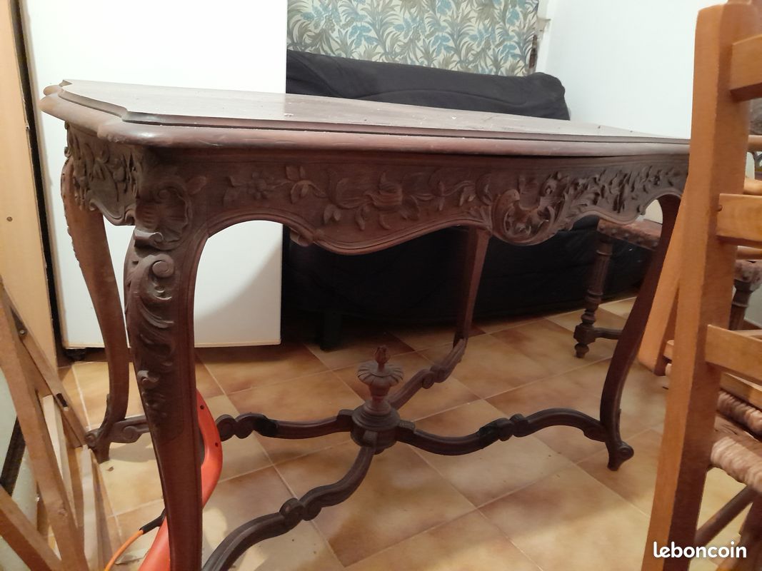Meubles anciens + vaisselle de collection + eau forte (image 4)