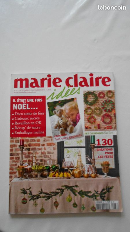 Lot de 5 revues Marie Claire Idées (image 3)