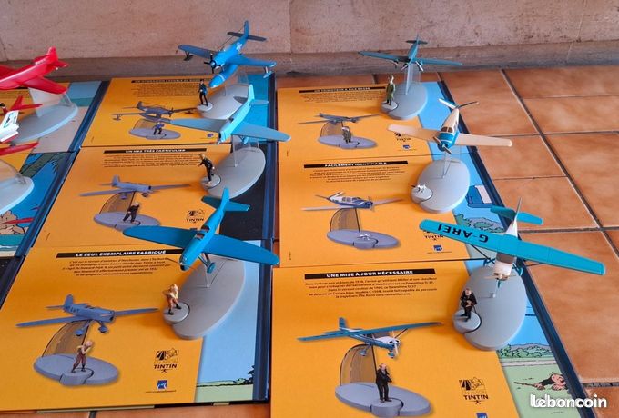 Figurine Tintin N°50 - L'Avion Santaero Des Picaros (Tintin Et Les Picaros) NEUF