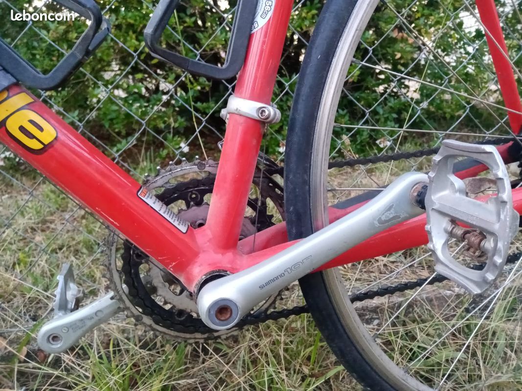 Maillot cycliste Saeco Cannondale rouge équipe Valli taille M