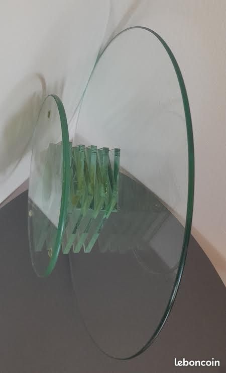 Présentoir à gâteau en verre (joli design) (image 2)