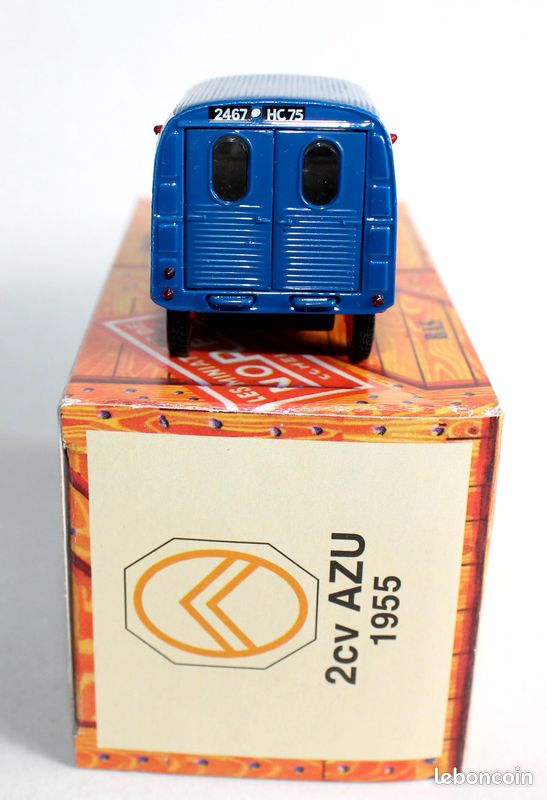Norev 1/43 citroen 2cv azu knorr 1956, fourgonnette voiture automobile miniature - Collection