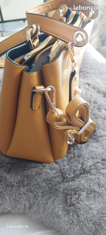 Sac à main jaune moutarde (image 2)