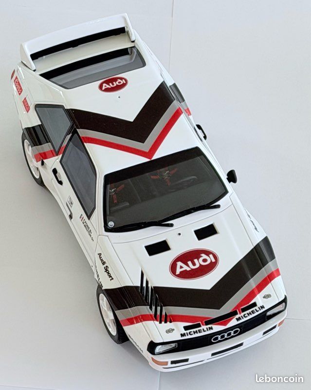 NEUF OttOmobile AUDI SPORT Quattro 1984 Pikes Peak 1er Mouton 1/18 Monté OT591 – Miniature 1:18 - Boîte + Surboîte - OT 591 Otto (image 11)