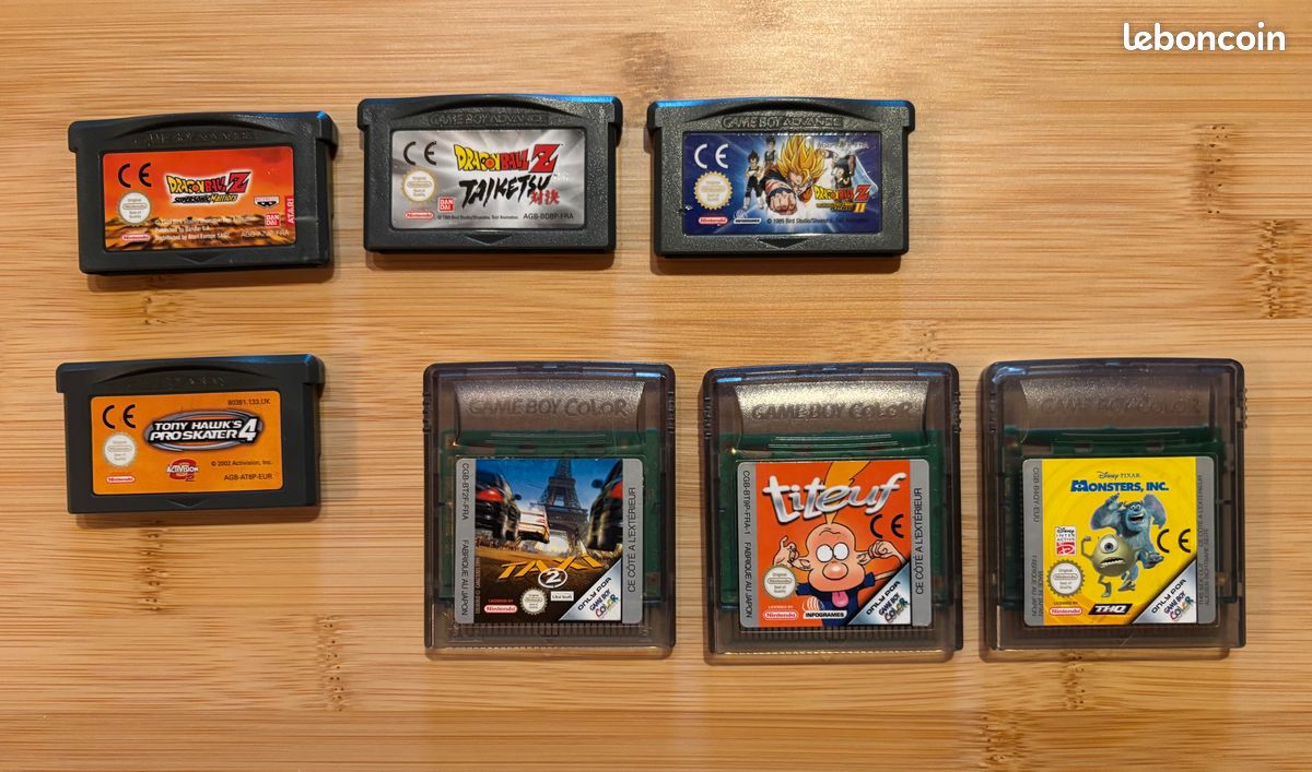 Lot De Jeux Nintendo Game Boy / Advance / Color - Comme Neuf
