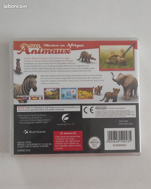Jeu DS SOS animaux (image 2)