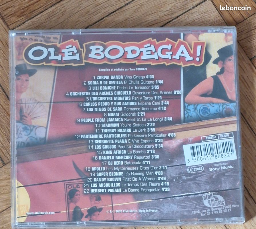 CD la compil Olé Bodéga (image 2)