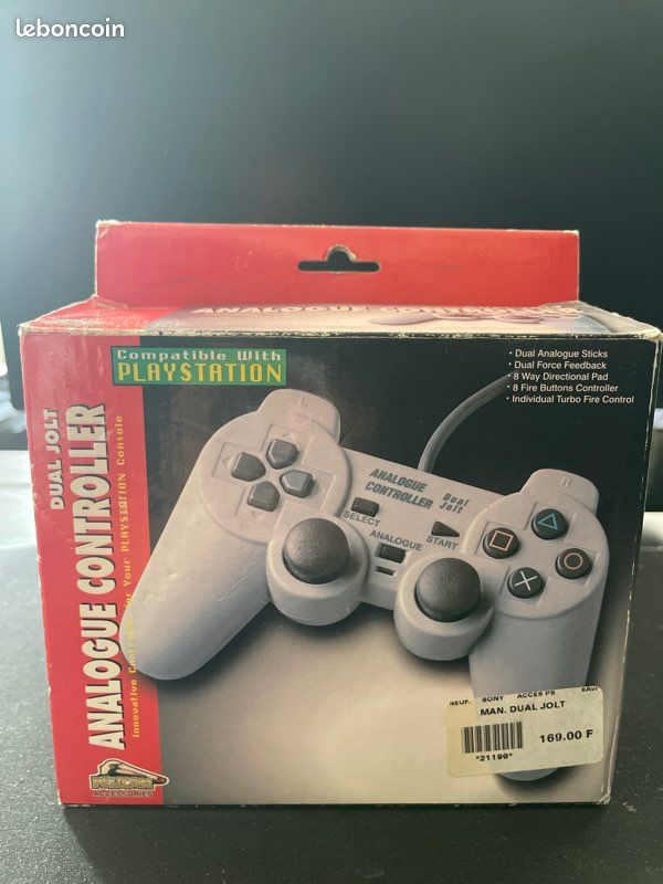 Manette, compatible, PlayStation 1 (image 2)