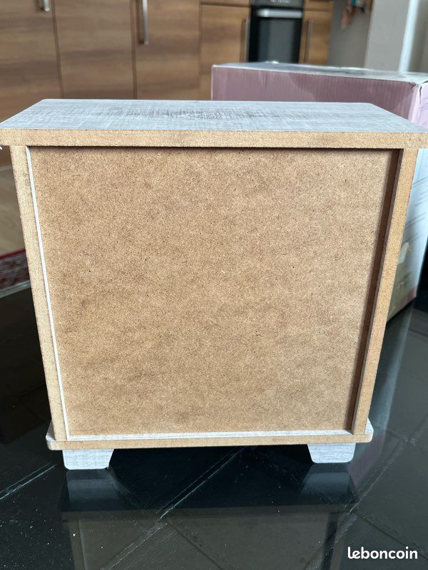 Petit meuble de rangement 4 tiroirs décoratifs – neuf (image 9)