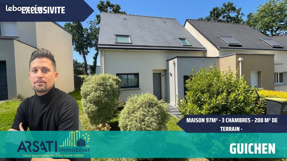 Maison 5 pièces 93 m² · à Guichen · 93 m² · 275 000 €
