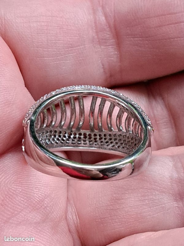 Achetez Bague de fiançailles Chrysalida en Or Blanc 750 Zircone 0.2