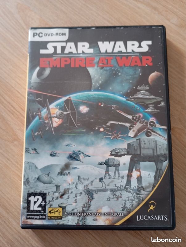 Lot De 3 Jeux Star Wars Pour PC - Version Française, Complet, Très Bon état