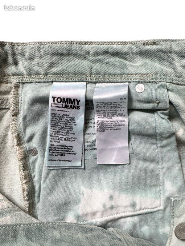 Bermuda jean TOMMY HILFIGER 32 ( neuf ) (image 6)