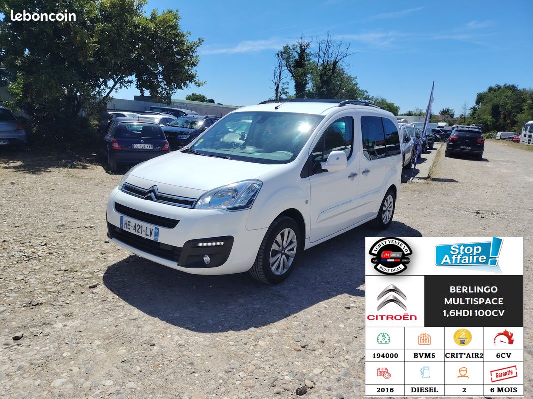 Berlingo multispace/194000km/2016/crit2 (image 2)