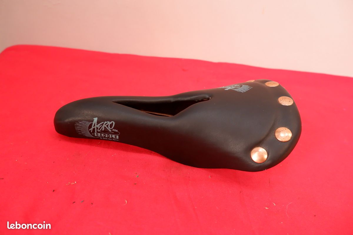 Selle San Marco Aero VLF 2002 – NOS, Jaune/noir, 280 Mm