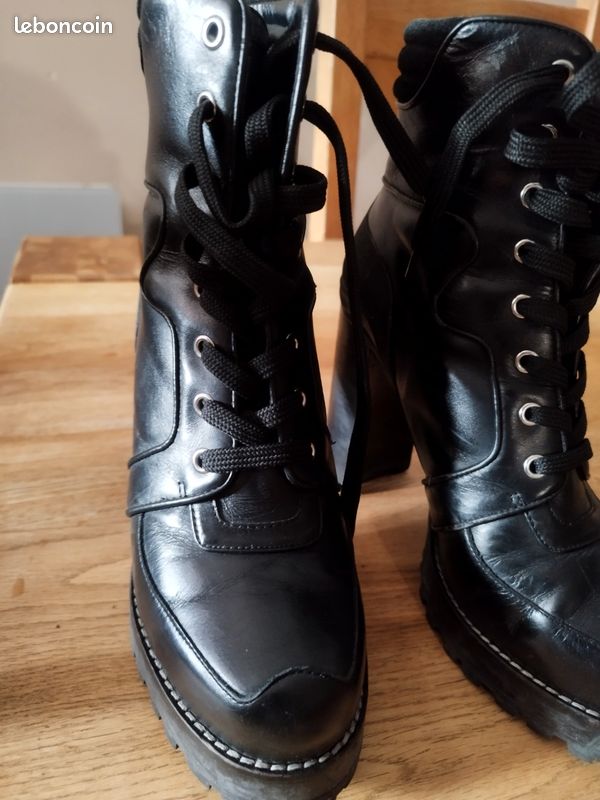 Heel Bottines A Talon En Cuir Zara ZARA Woman Bottes Talons Cuir