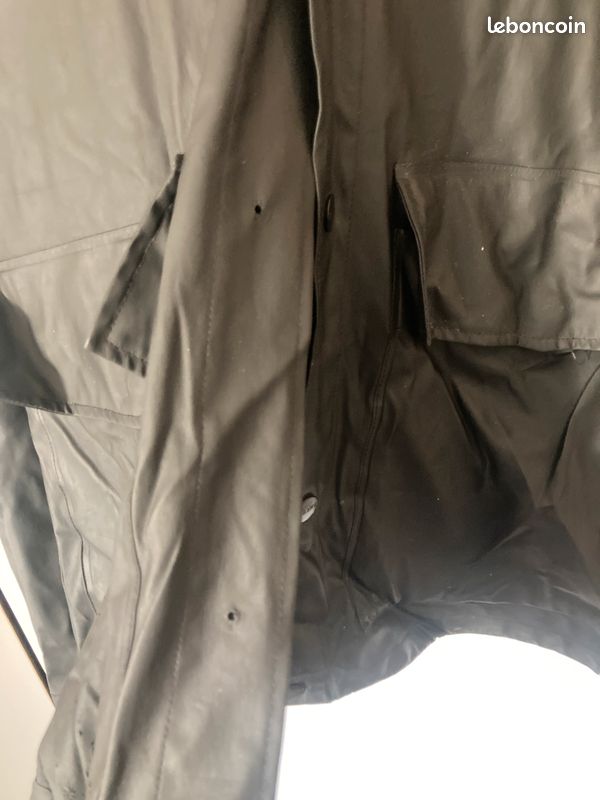K-way / imperméable noir avec capuche Rains taille XS / S (image 4)