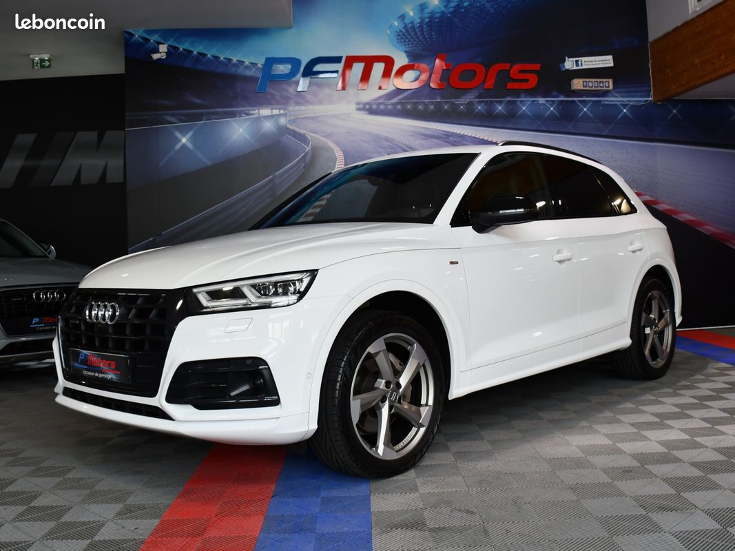Audoi Q5 S-Line 40 TDI 190 Quattro GPS Virtual Bang Olufsen Caméra AV + AR + 360 Attelage ACC Hayon JA 20 Rotor (image 1)