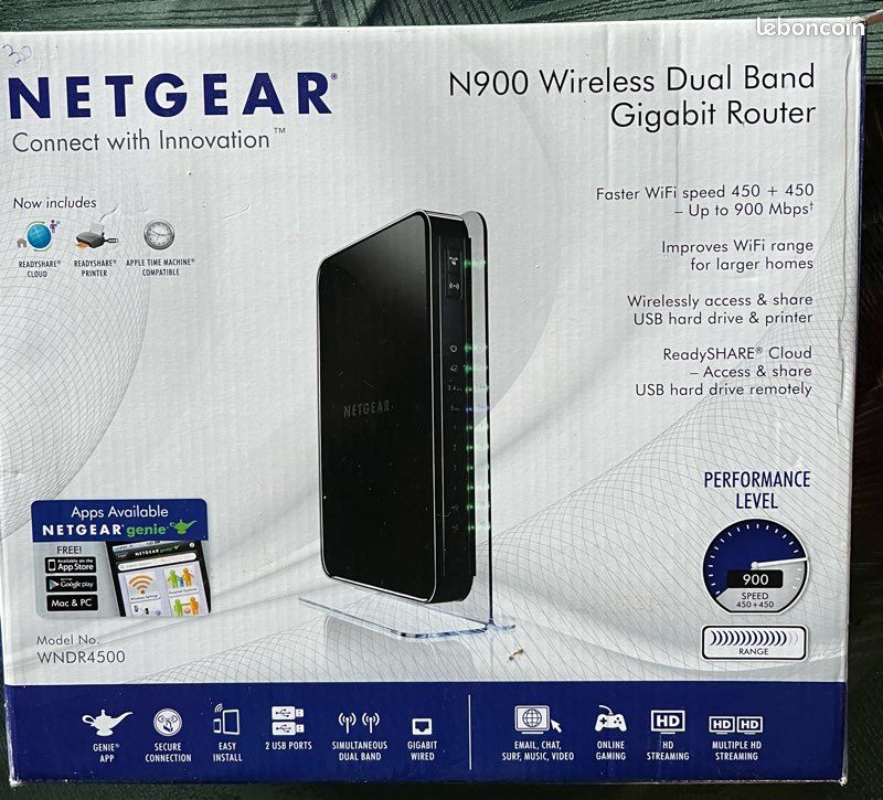 Routeur Netgear N900 wireless Dual Band (image 1)