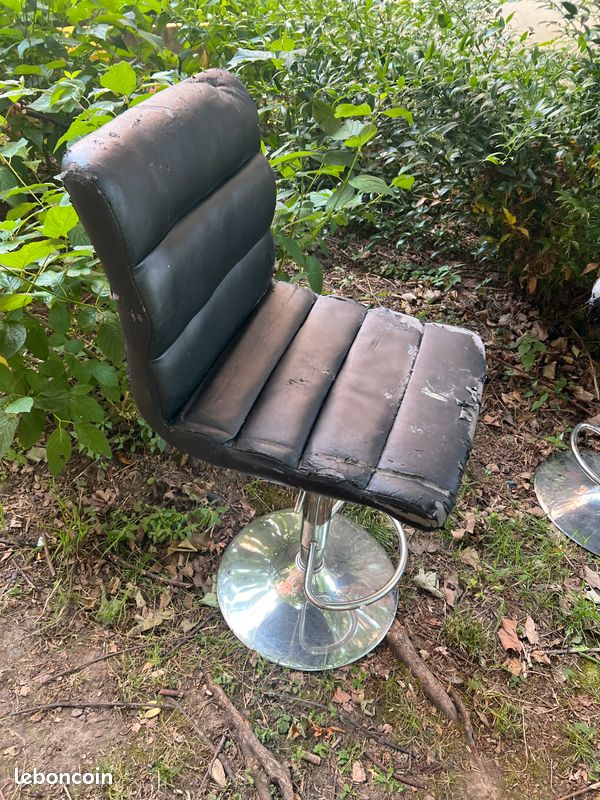 2 chaises tabourets occasion (image 2)