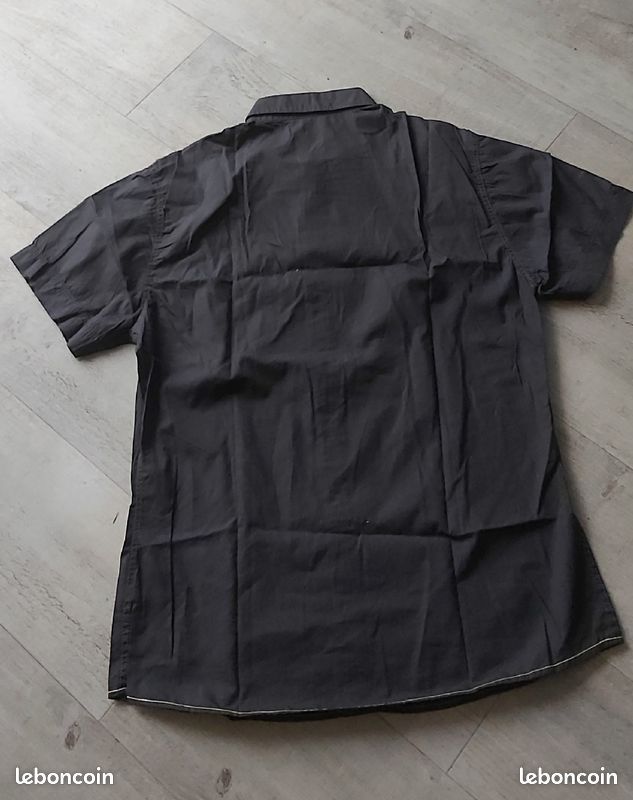 Chemise Reel Legends Homme XL Noire - Manches Courtes - Pêche Outdoor - Occasion