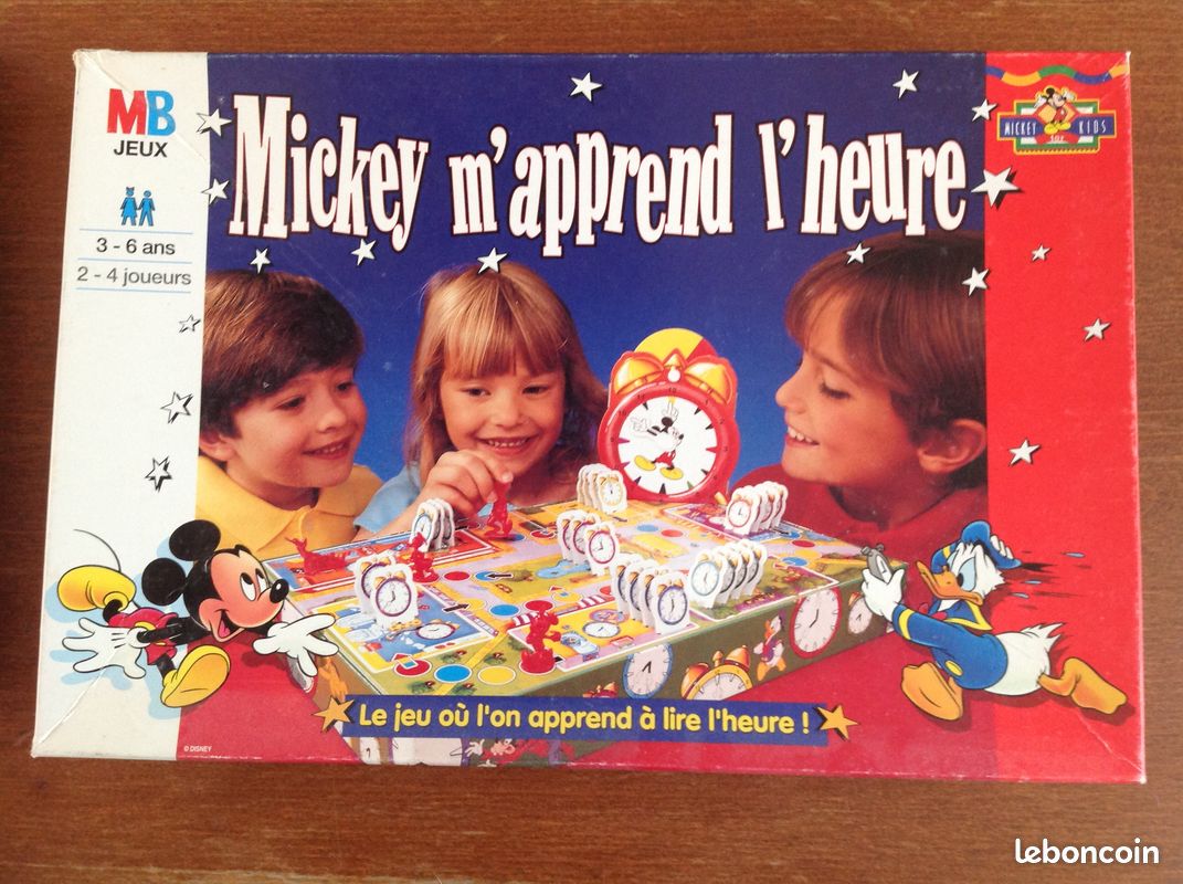 Jeu de société educatif Disney MIckey m'apprend l heure (image 1)
