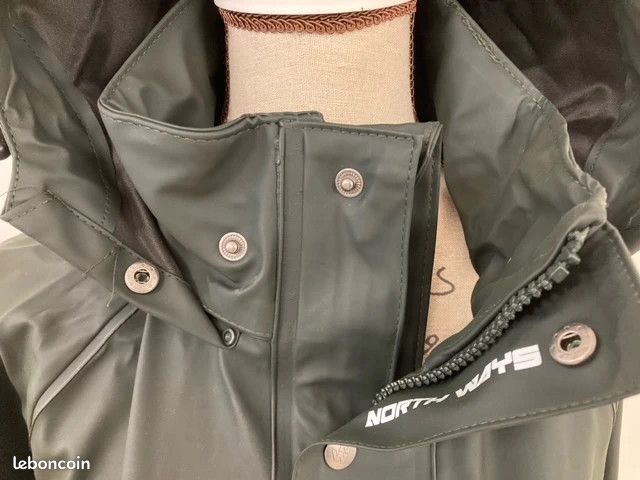 North Ways Manteau De Pluie Long Homme Manteau De Pluie Unisexe