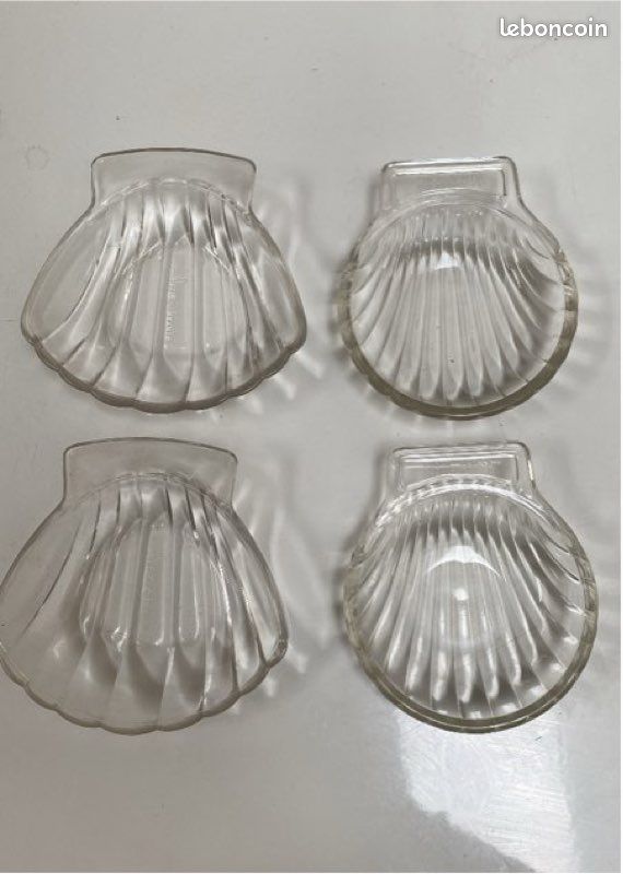 Coupelles Coquille St Jacques vintage (image 1)