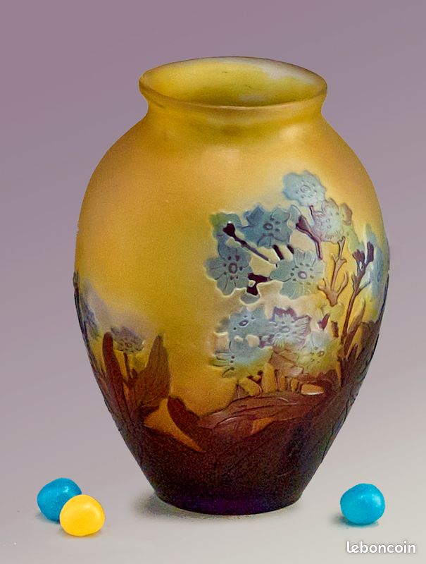 Vase GALLÉ - Original - Art Nouveau verre (image 7)