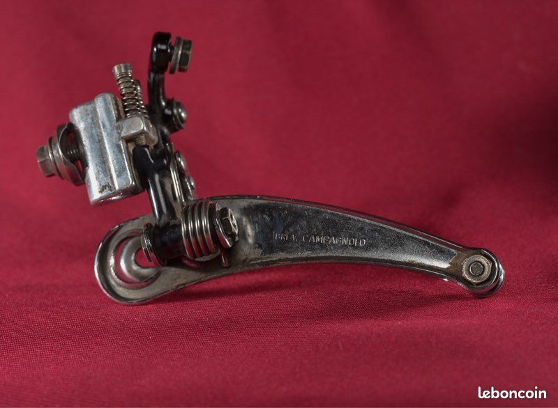 Dérailleur avant vintage Campagnolo Super Record brasse sur 3 trous