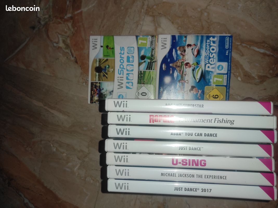 Console de jeux Wii + accessoires + jeux (image 2)