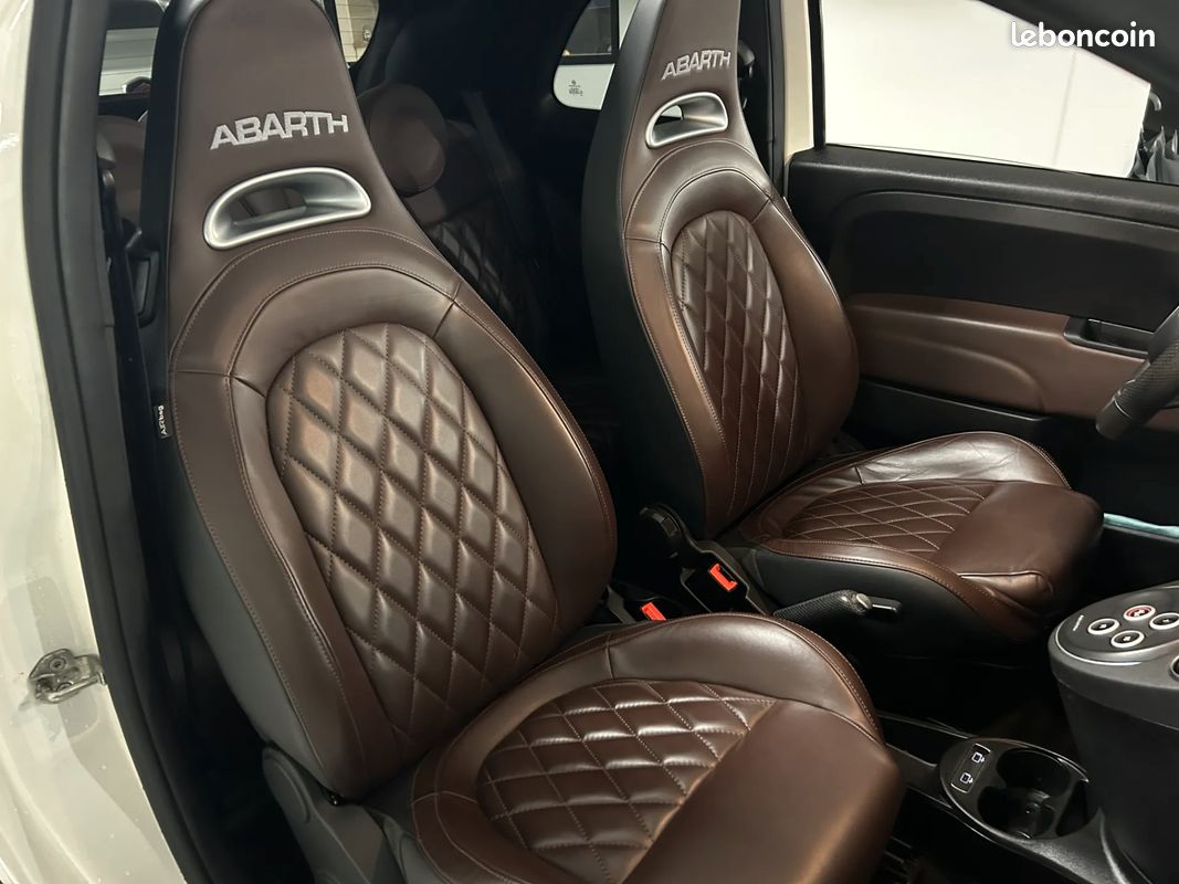 ABARTH 500 1.4 165ch TURISMO Cabriolet - 2022 - BOITE AUTO - REGULATEUR - PHARES LED - BLUETOOTH (image 12)