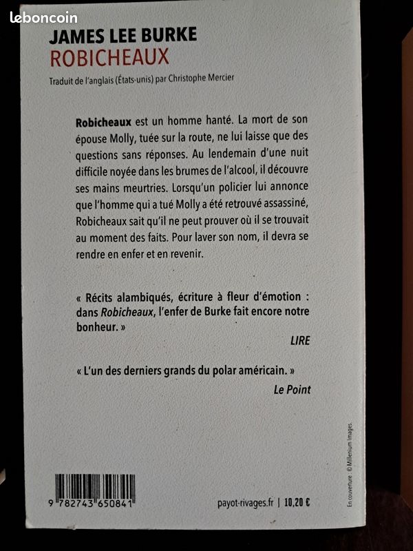 2 James Lee Burke dont 1 neufs (image 3)