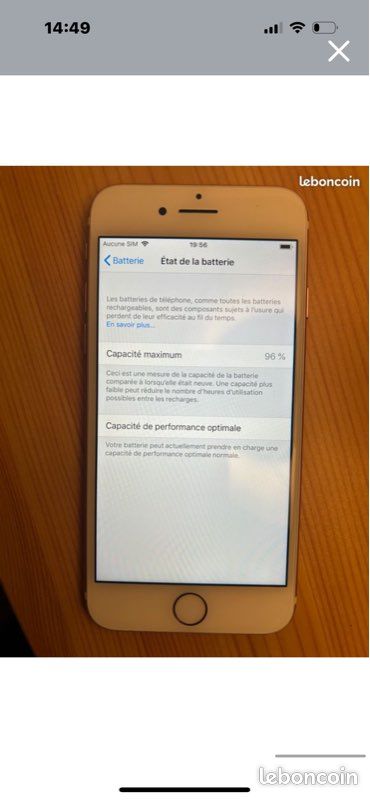 Iphone7 Rose Gold 32 GO - 96% Batterie - Comme Neuf (image 4)