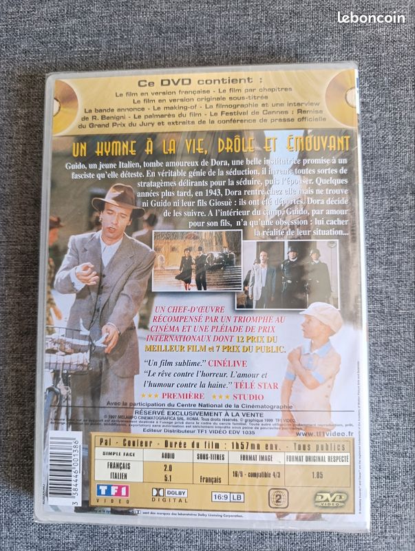 Dvd 'la vie est belle neuf (image 2)