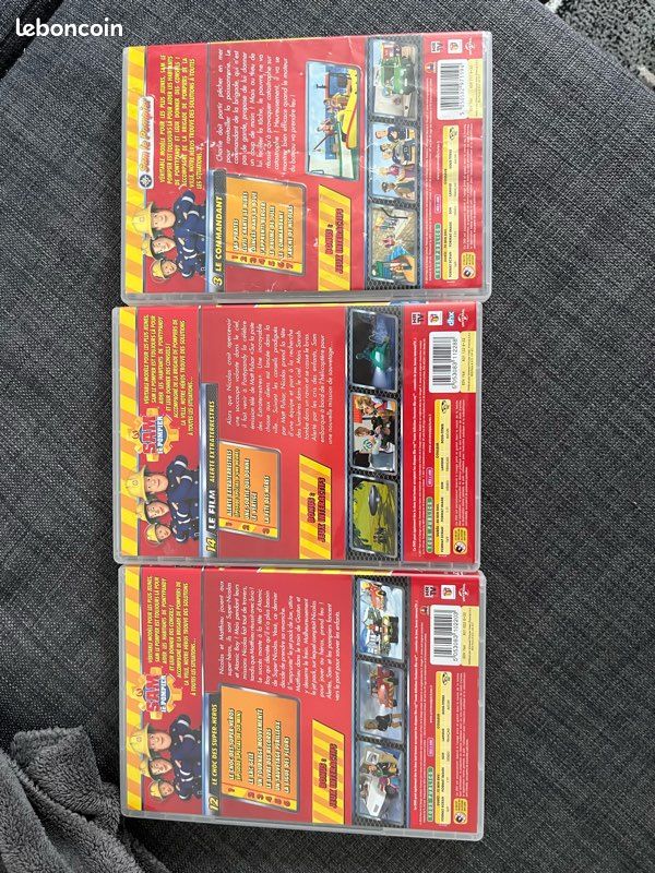 3 DVD enfants Sam le pompier (image 2)