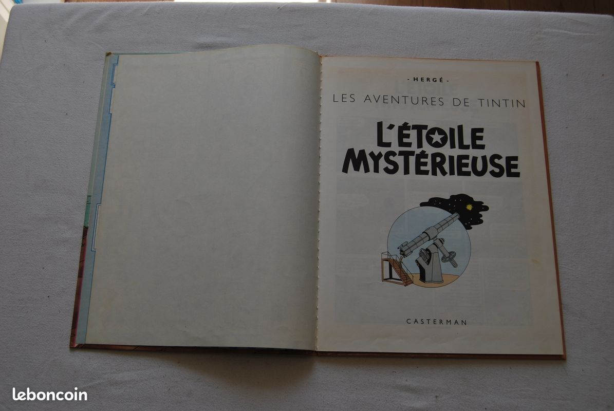 BD Tintin: L'étoile mystérieuse série C1 1976 (image 4)