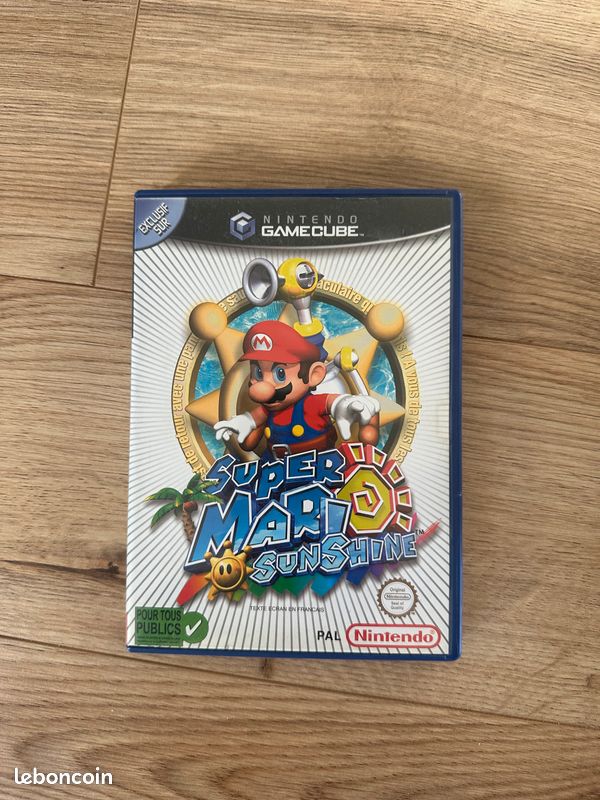 Jeu GameCube – Super Mario Sunshine – Version Française Complète Avec Notice