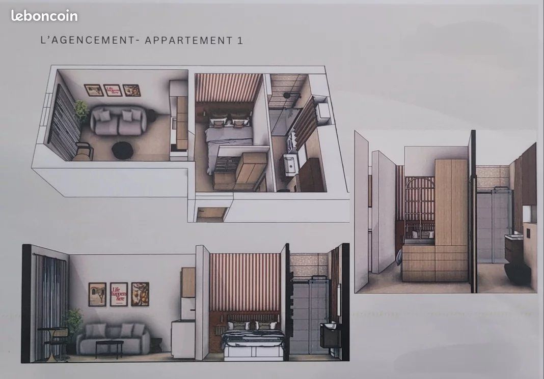 Studio 1 pièce 24 m² — 10