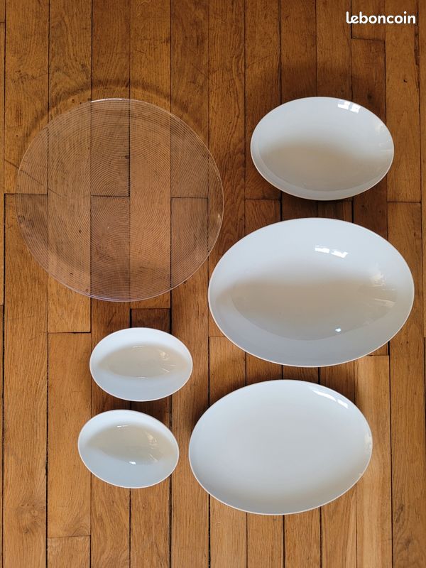Service De Table Rosenthal Moon 12 Pièces, Porcelaine Blanche, Modèle 19600-800, Neuf