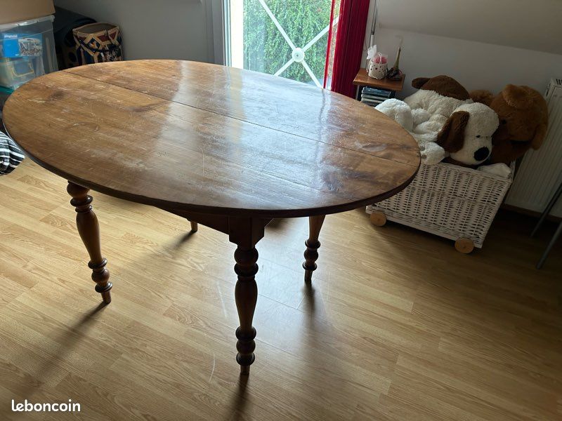 Table Merisier vernis (image 3)