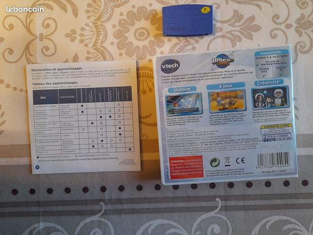 Jeux et accessoires pour tablette enfant (OBS) Vtech JEU STORIO 2 CARS2