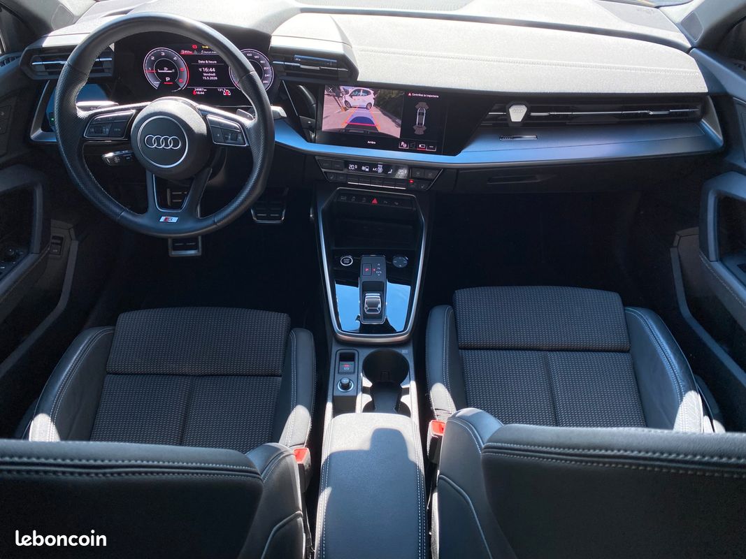 Audi a3 2.0l tdi 150ch - s line - s-tronic - cam.rec - carplay - cockpit digital - sieges chauff (image 3)